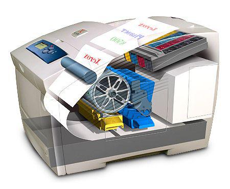 Принцип печати твердочернильных принтеров