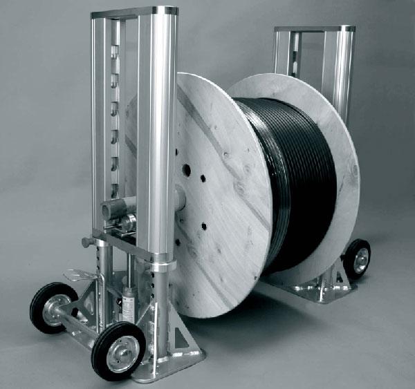 Размотчик кабеля для катушек с кабелем весом более 6 тысяч кг