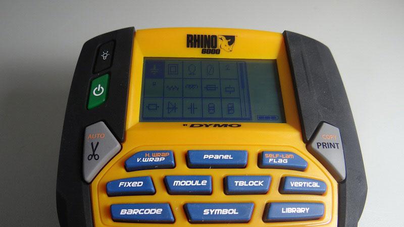 Интерфейс Dymo Rhino Pro 6000