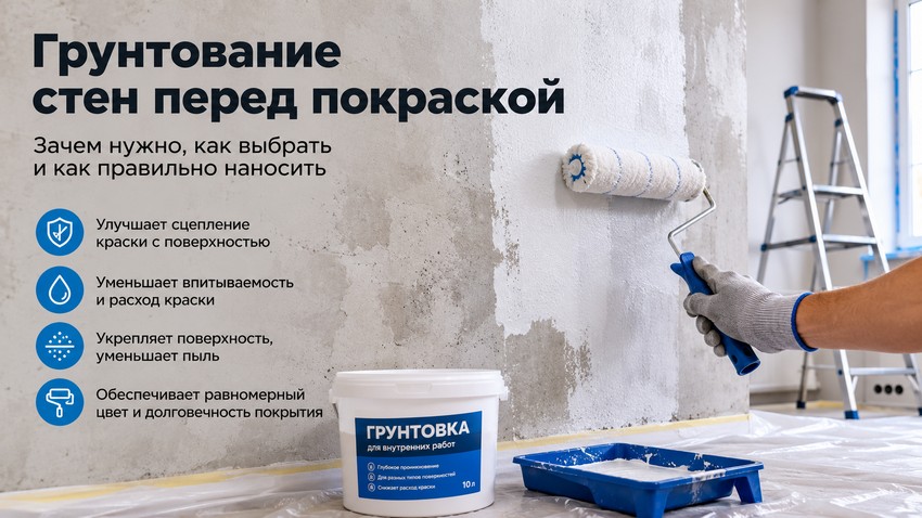 Зачем нужна грунтовка